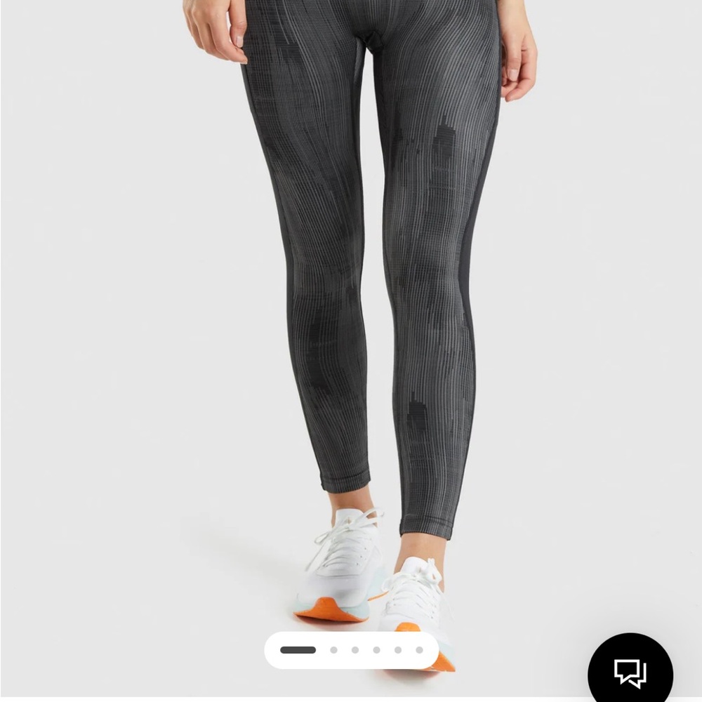 Gymshark Black and Gray Sport Leggings